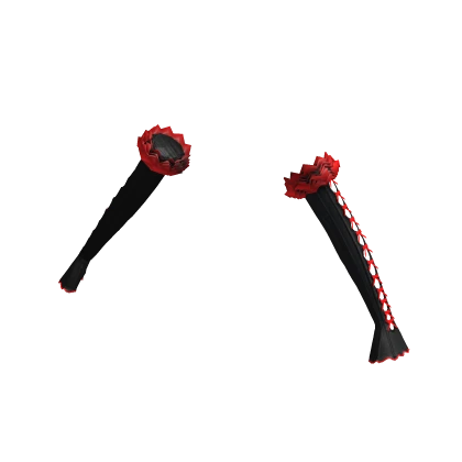 black red coreset arm warmers with bows