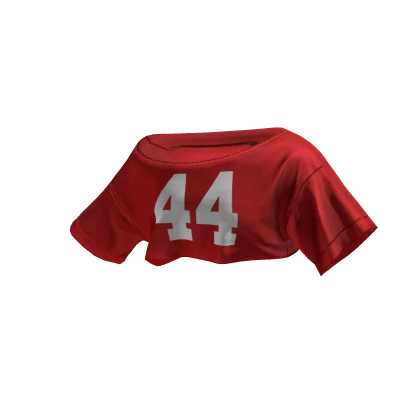 Off Shoulder Crop Tee 44 (Red)