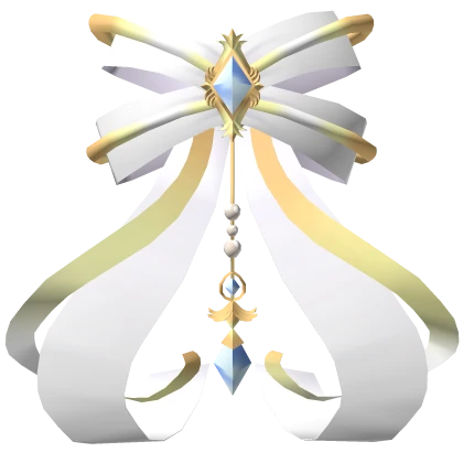 Celestial Whimsy White Bow
