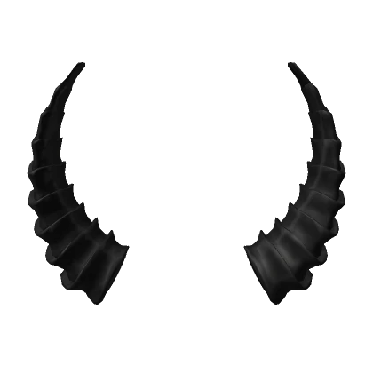 Ribbed Demon Horns