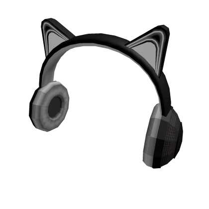 Y2K Black Gaming Kitty Headphones