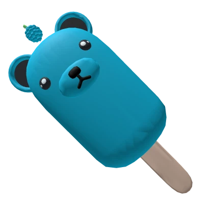 Blue Raspberry Bear Popsicle
