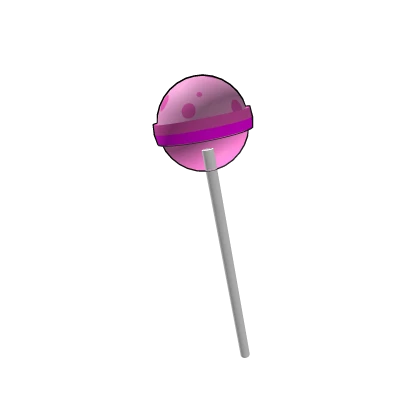 Pink Sponge Lollipop