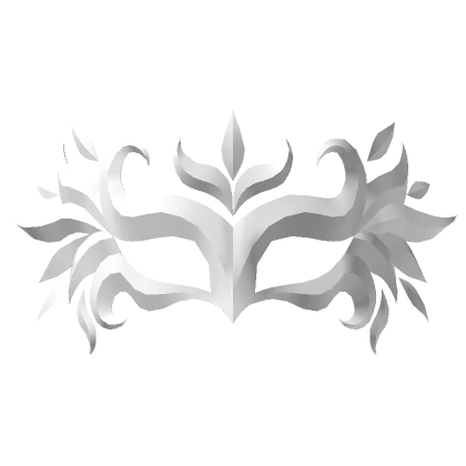 White Masquerade Mask