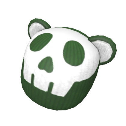 Green Skeleton Bear Beanie