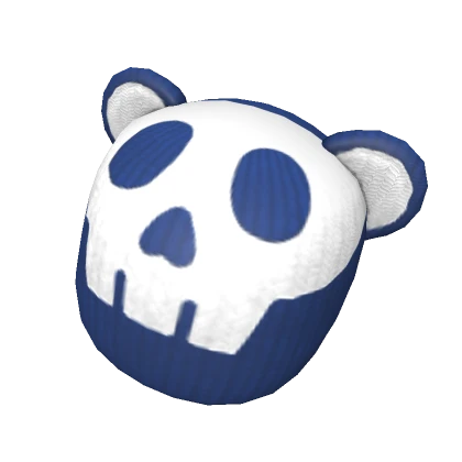 Blue Skeleton Bear Beanie