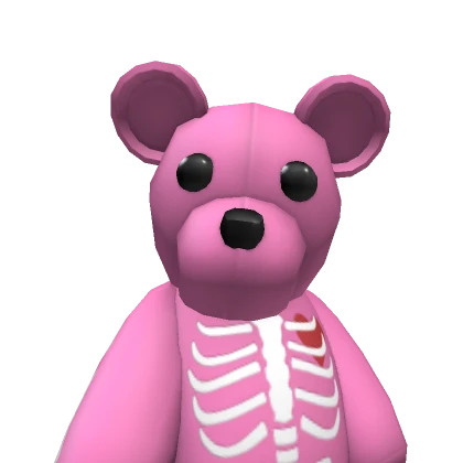 HUGE Pink Skeleton Bear Backpack