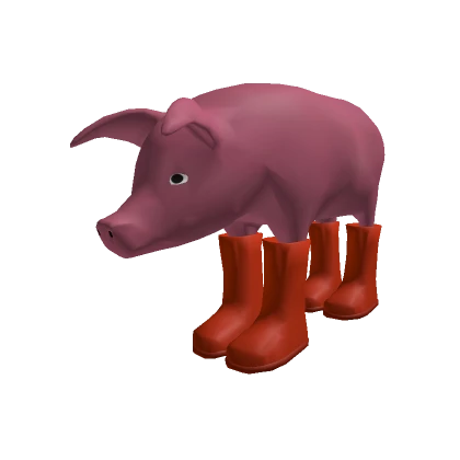 Red Booted Pig