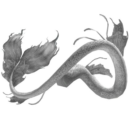 White Deep Sea Siren Tail