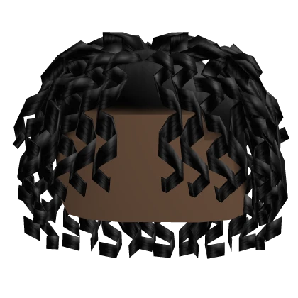 Black Messy Curlyhead Hair