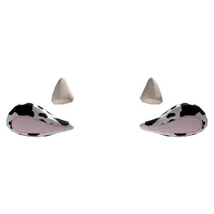 kawaii soft baby cow ears