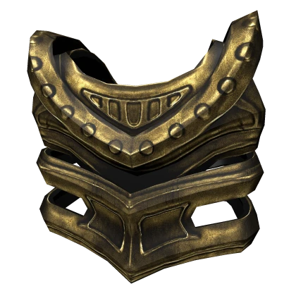 Gold Demon Medieval Knight Chestplate