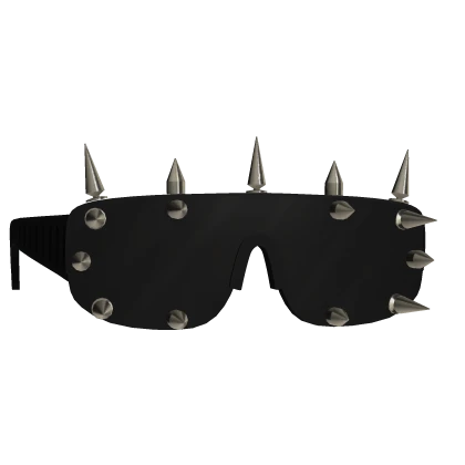 Spiked Alternative Emo Boy Glasses