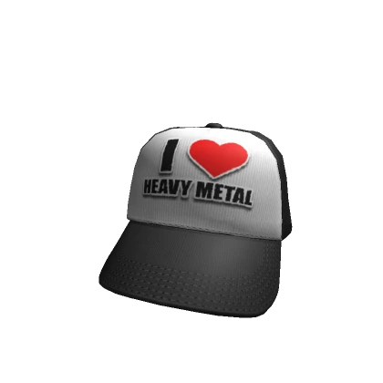 I Love Heavy Metal Cap