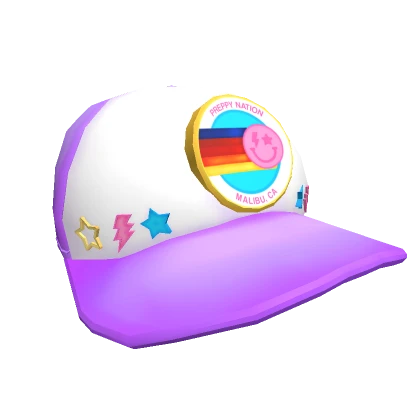 Preppy Nation Purple Baseball Cap