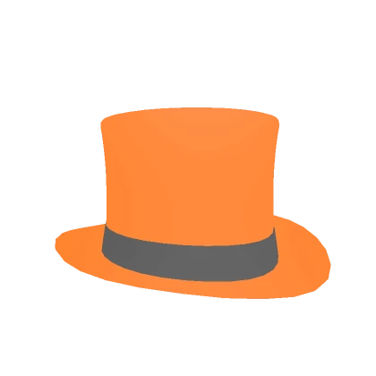 Orange Neon Top Hat