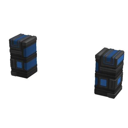 [1.0] Double Blue Prosthetic Robot Arms