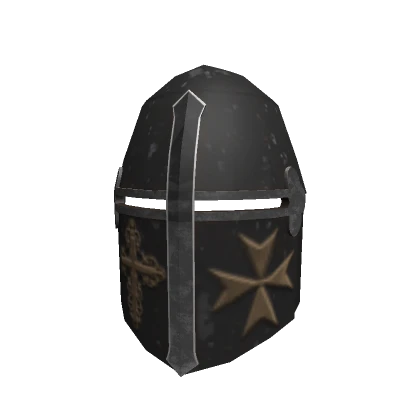 Hospitaller Rounded Crusader Great Helm