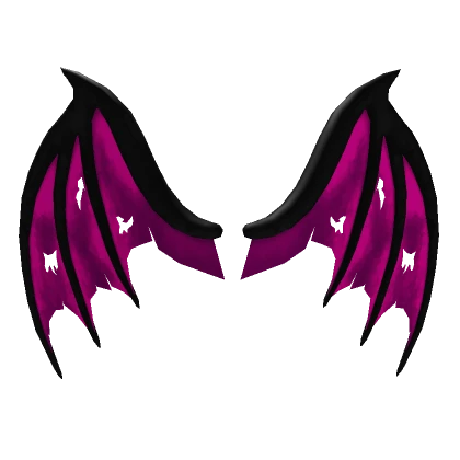 Pink Demonic Wings