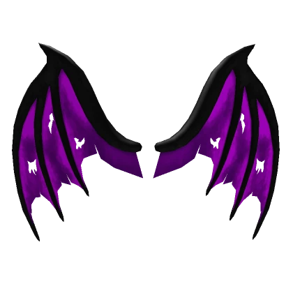 Purple Demonic Wings