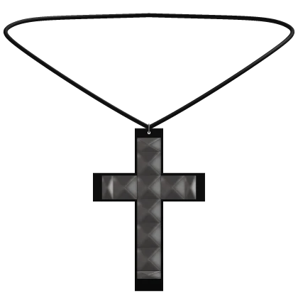 (3.0) Studded Cross necklace