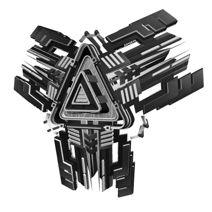 Cyber Metallic Black White Core