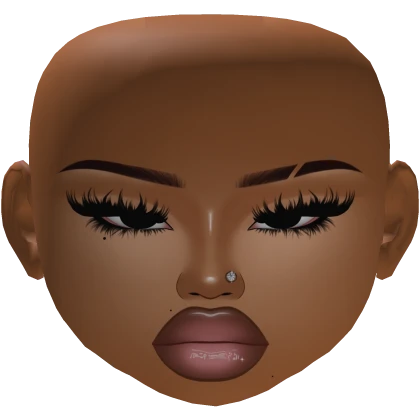 True Baddie latina Mesh Makeup Gloss lips lashes