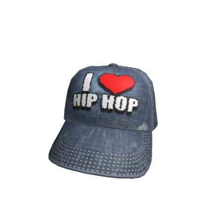 Denim I Love Hip Hop cap