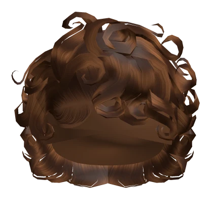 ☆ | Honey Brown Curly Bixie Cut