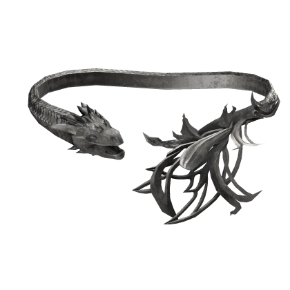3.0 Silver Dragon Necklace of the Queen