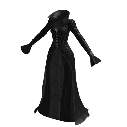 ♾️ Black bloodmoon vampire queen dress