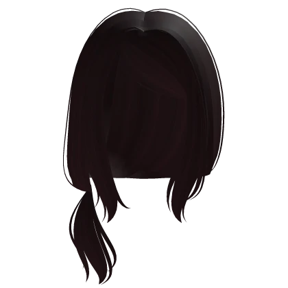  ♡ : ghoul deep red colored anime side pony 