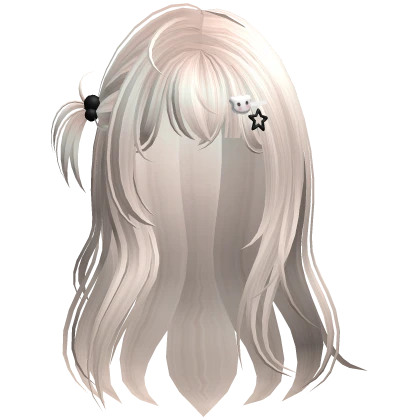 Kawaii Bunny Soft Hair + Hairclips (Beige)