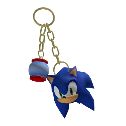 (1.0) Sonic Keychain