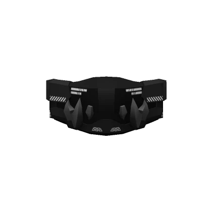 Black Half Beast Cyber Mask