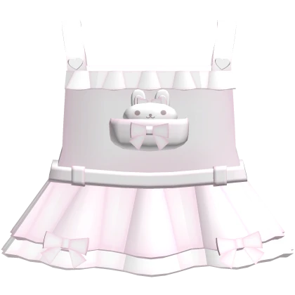 Cute Bunny Overalls in Pink