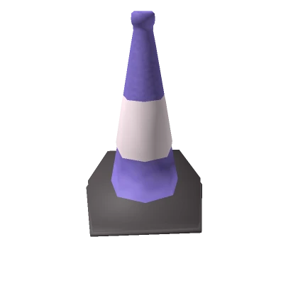 Purple Traffic Cone