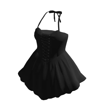 corset dress black