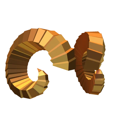 Golden Curly Horns