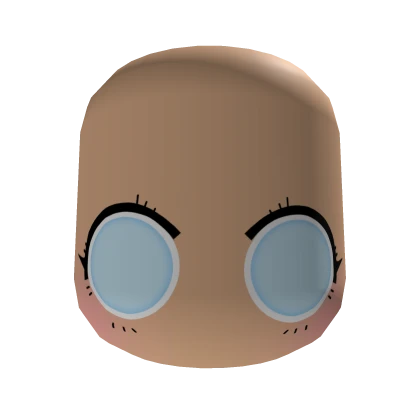Big Cute Blue Eyes With Blush (Light) V2