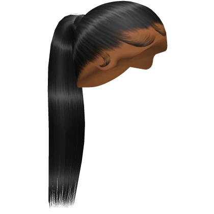 Slicked Back Ponytail [Black]