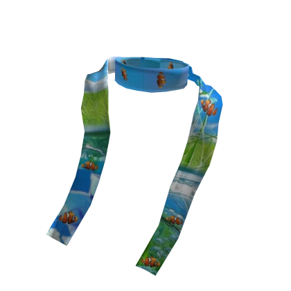 Frutiger aero aqua scarf 3.0