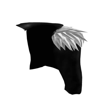 Left Side Cape White With Fur