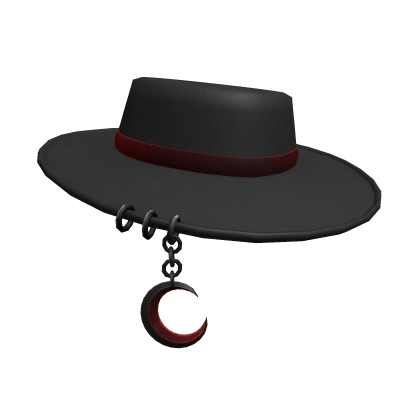 Black Wide Brim Hat