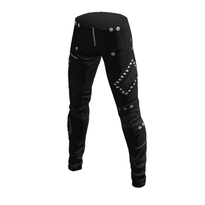 Punk Pants Grayscale