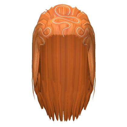 Slithery Ginger Orange Drag Wig