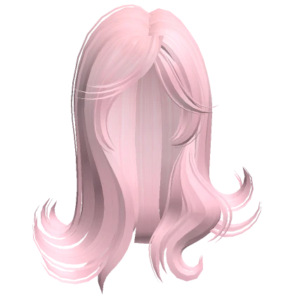 Anime Cyber Punk Swirly Spiky Hair (Light Pink)