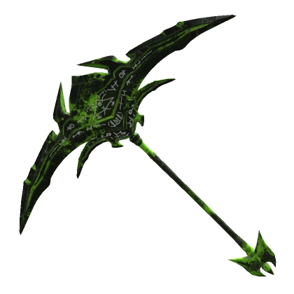 Green Cursed Scythe