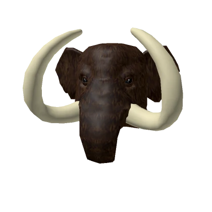 Woolly Mammoth Full Head Animal Mastodon