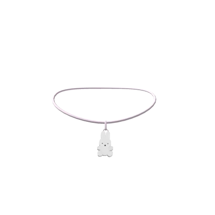 Cute Pink Bunny Necklace